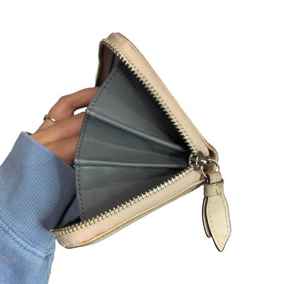 COACH Ivory Zip Around Wallet - Picture 7 of 9